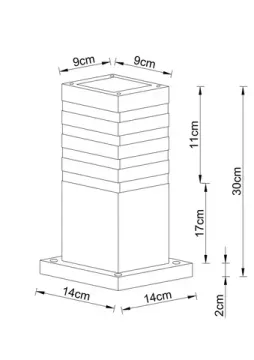 Ландшафтный светильник 1*Е27 A4413FN-1BK чёрный Heather Arte Lamp