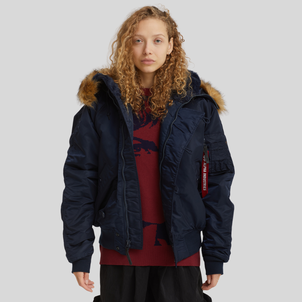 Парка Alpha Industries N-2B Replica Blue (Синяя)