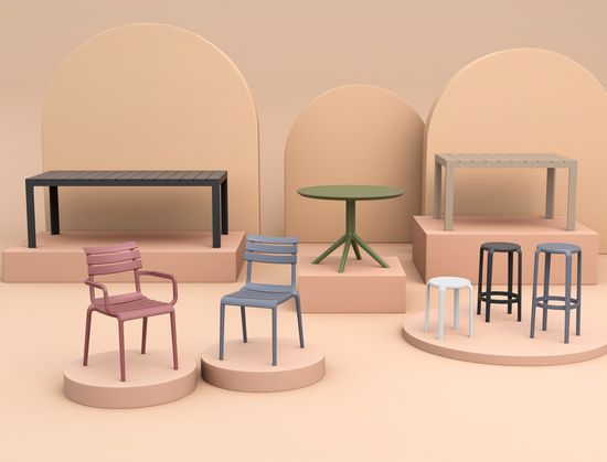 Стол пластиковый Sky Table Ø105