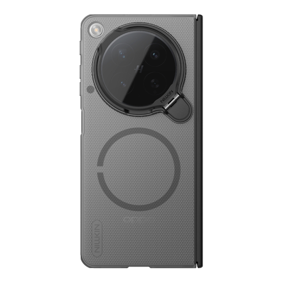 Чехол прозрачный тонированный с MagSafe на OPPO Find N6, серия Super Frosted Shield Prop Magnetic (версия с прозрачной крышкой объектива) от Nillkin