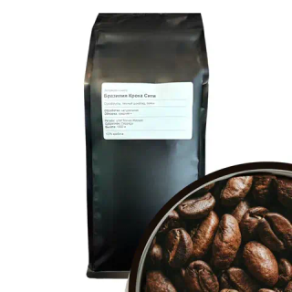 Single Origin Espresso Brazil Cerrado Medium, кофе в зернах (Arabica 100%)