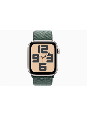 Умные часы Apple Watch SE 2024 GPS 40 мм Starlight Aluminium Case with Lake Green Sport Loop