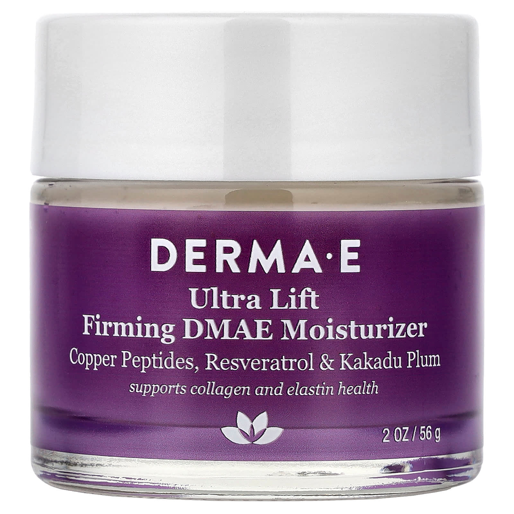 DERMA E, укрепляющее увлажняющее средство с ДМАЭ Ultra Lift, 56 г (2 унции)