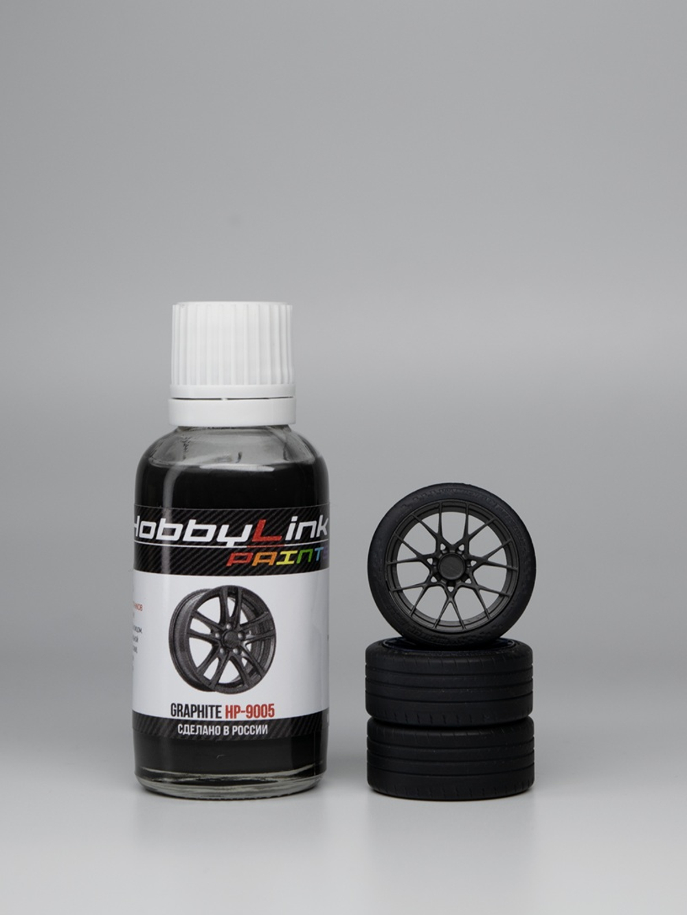 Краска лаковая HobbyLink Graphite HP-9005