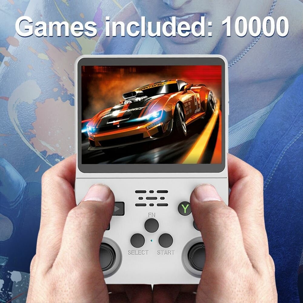 R36S Портативная ретро аркадная портативная игровая консоль GBAFCGB. 64G. белый