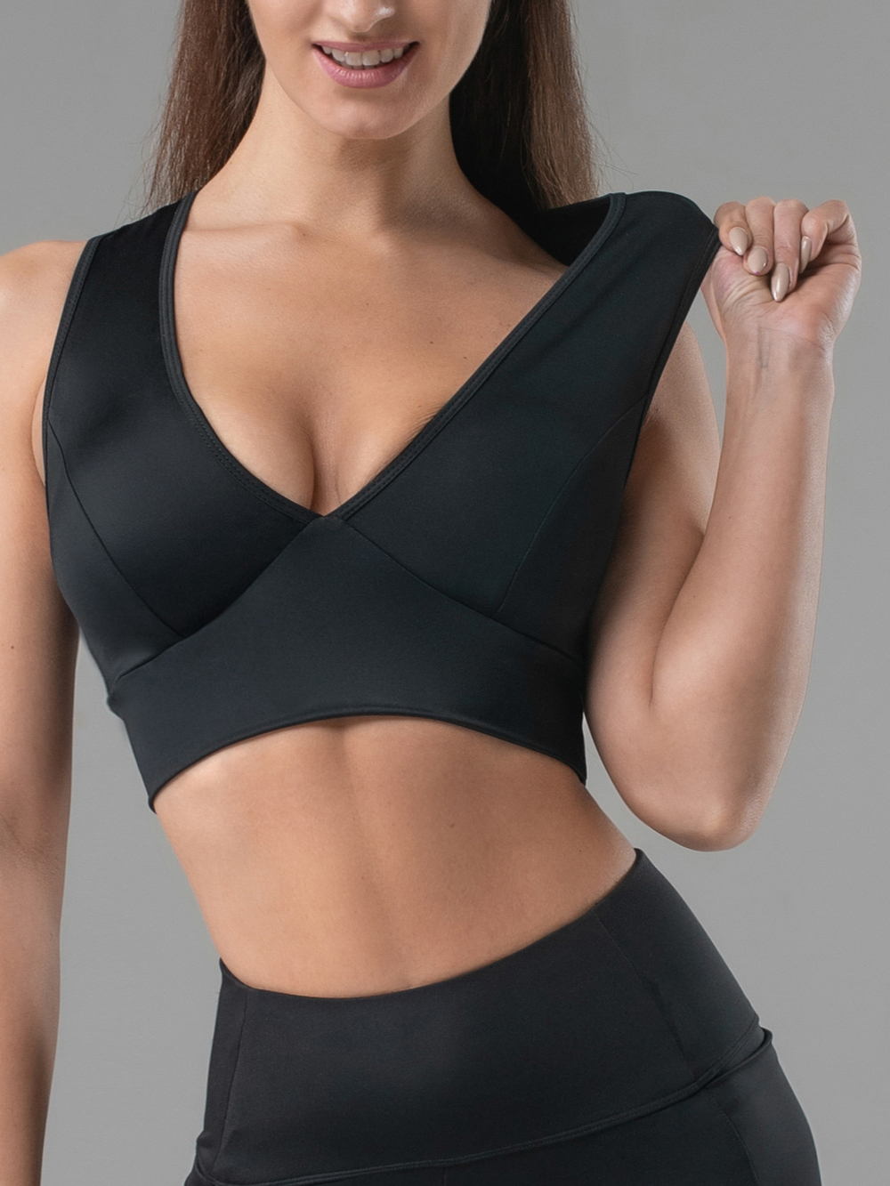 Tulip top, Black
