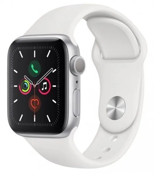 Apple Watch 5 40mm Aluminium Case with Sport Band серебряный