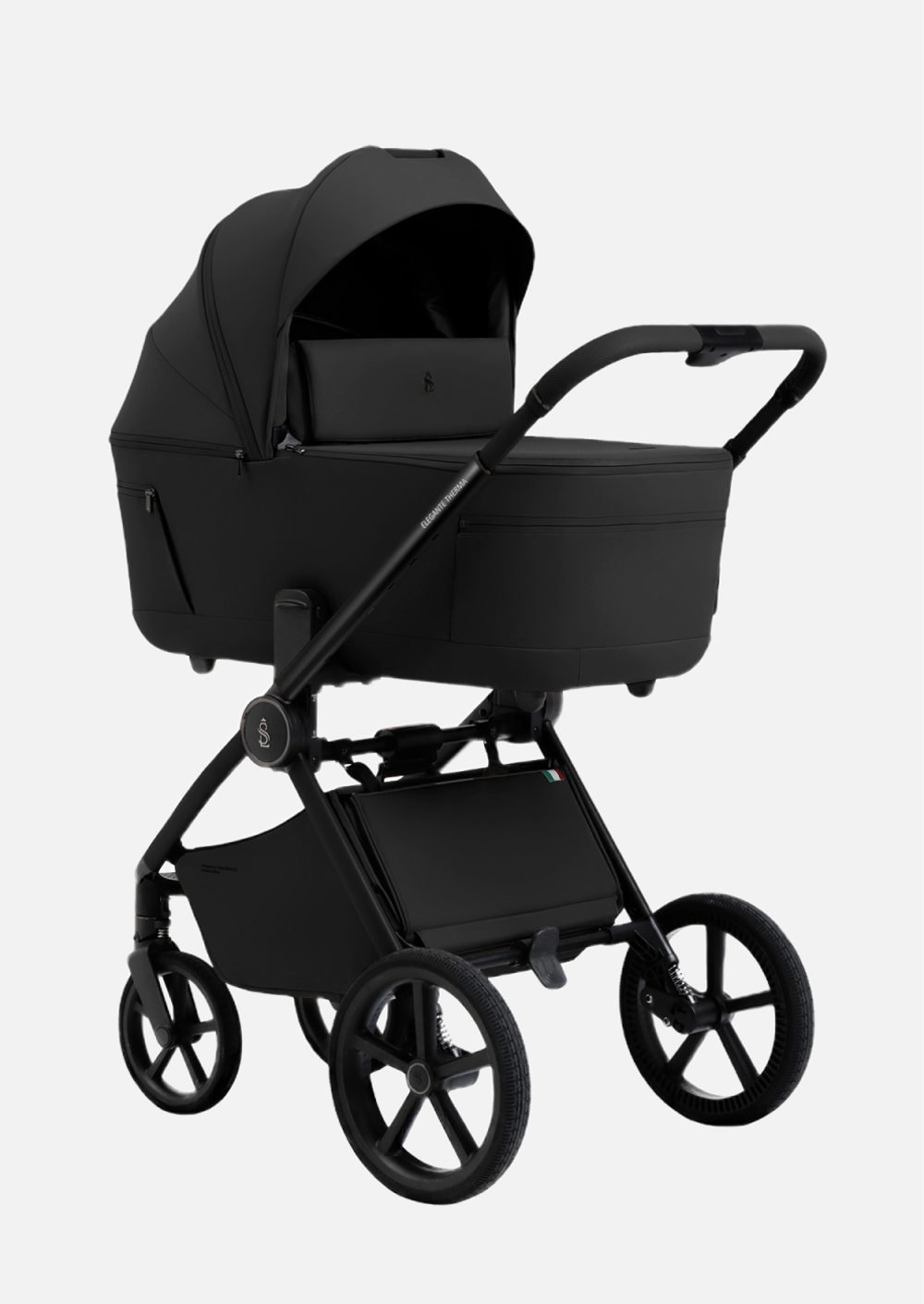 Sweet Baby Коляска 2 в 1 SBL Elegante Therma (Colore) Black