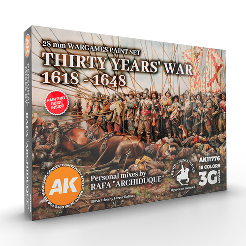 Набор красок AK interactive Signature Set - Rafa "Archiduque" Thirty Years War 1618-1648