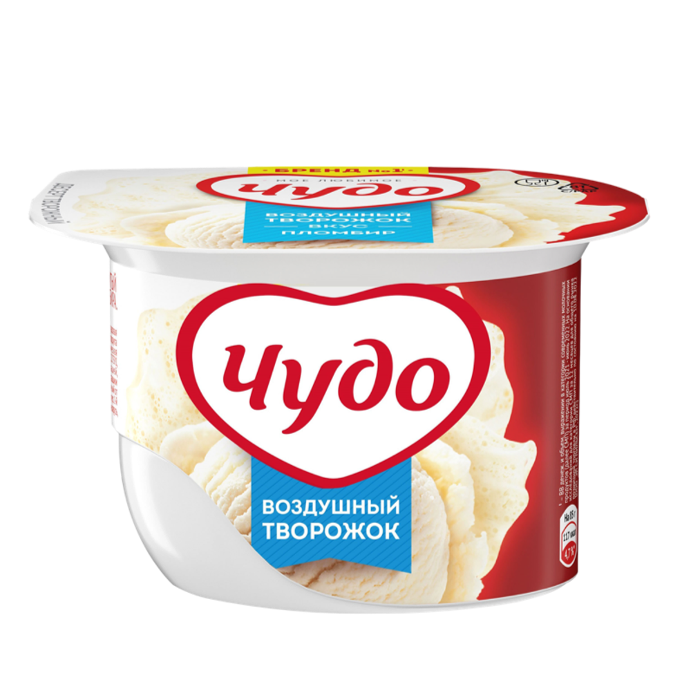 Чудо ДесТворВзб Пломбир 5.8% 85г Ван 12Х