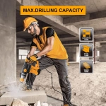 Перфоратор SDS-Plus INGCO RH150028 INDUSTRIAL 1500 Вт 5,5 Дж