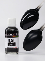 Краска лаковая HobbyLink RAL-9011 Graphite Black HP-9706