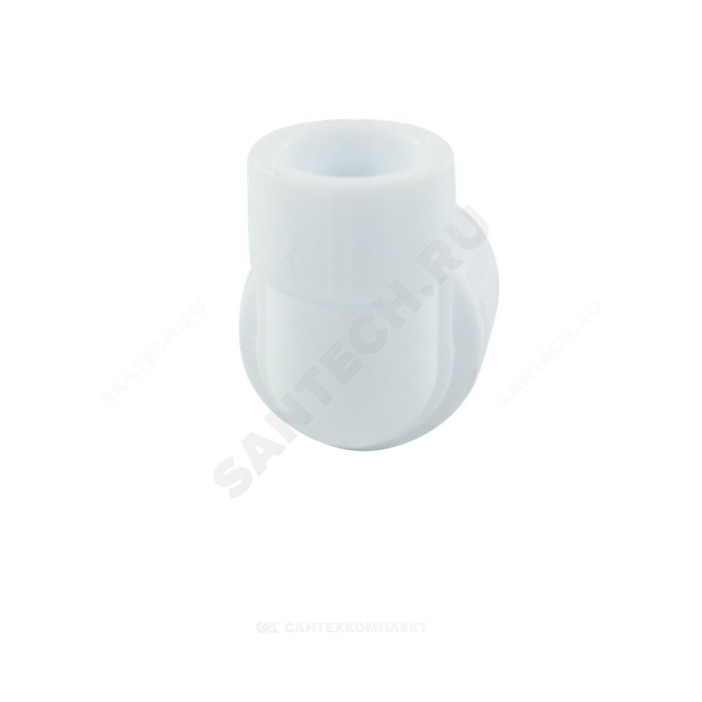 Угольник PP-R комбинированный белый Дн 32х1" ВР VALFEX 10125032
