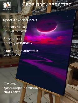 Картина на стену "Вторжение" 50х70см 1шт.