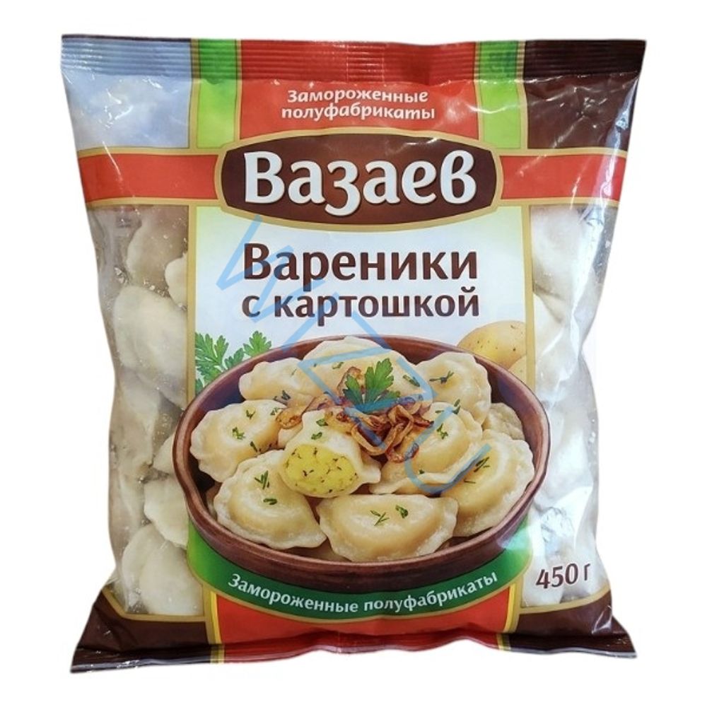 Вареники с картошкой Вазаев упаковка