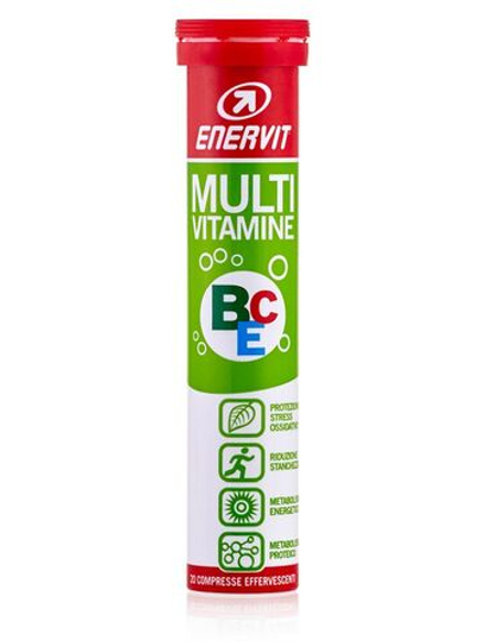 Шипучие таблетки Enervit Multivitamin BCE - lemon