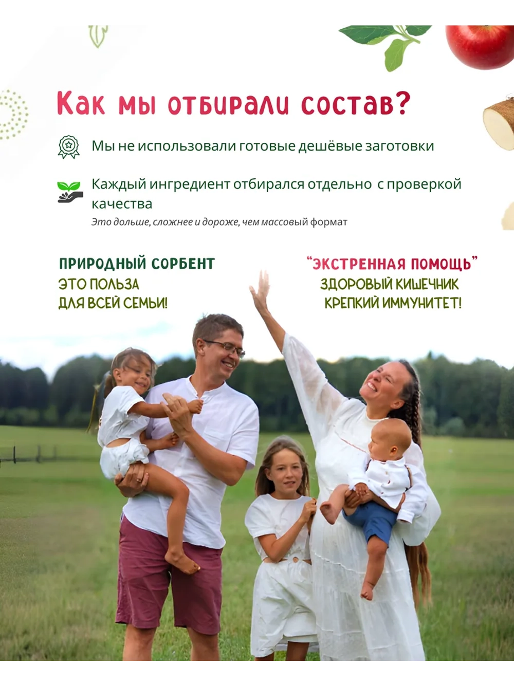 Природный сорбент «Экстренная помощь», 200 г.