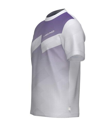 Мужская теннисная футболка Head Pro - purple/white