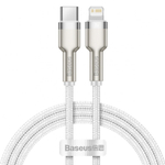 Кабель-зарядка Type-C на Lightning Baseus Cafule Metal 20W 1м CATLJK-A02 белый