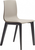 Стул пластиковый Scab Design Smilla Technopolymer, венге, тортора