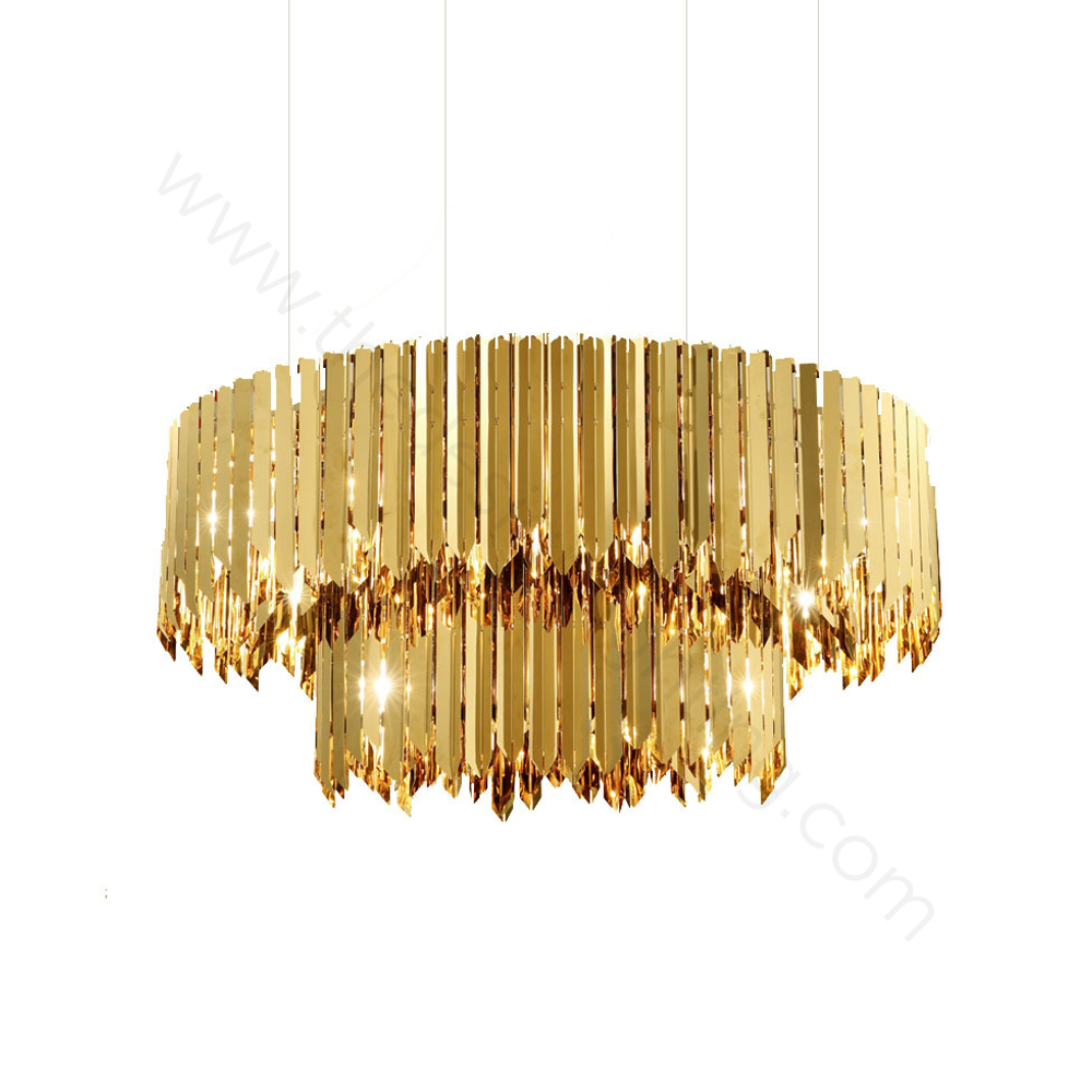 Pendant design lamp  Tom Kirk Facet by Innermost D100 (2 level/Gold)