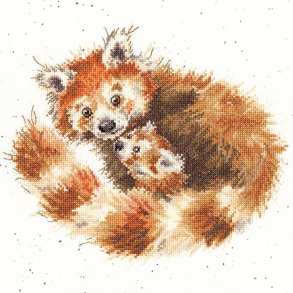 Набор для вышивания нитками Bothy Threads, Tree Hugger, 26х26 см