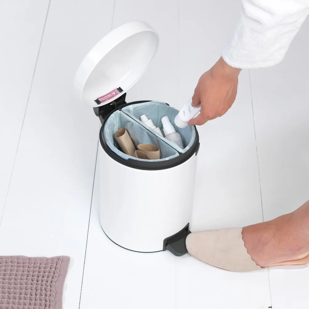 Brabantia Контейнер для мусора NewIcon 2x2л белый 280429
