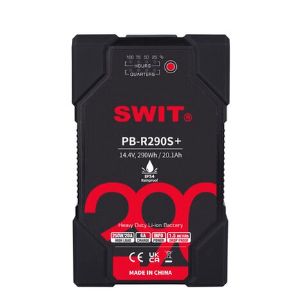 Аккумулятор SWIT PB-R290S+ V-Mount с защитой IP54 290 Вт·ч разъем D-Tap