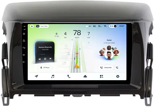 Магнитола для Mitsubishi Eclipse Cross (взамен 206х105мм ШГУ под козырьком) - Teyes CC4L монитор 9" IPS, Android 14, Быстрая, Snapdragon 662, CarPlay, 4G SIM-слот
