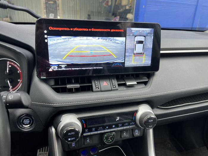Магнитола для Toyota RAV4 50 2019-2024+ (рынок РФ и ОАЭ) - Redpower 85117XLB монитор 12.3" QLED в стиле BMW, Android 14, Быстрейшая, CarPlay, 4G SIM-слот
