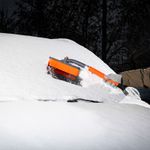 Щетка-сметка для снега со скребком, поворотная голова, 510 мм Stels, 55305