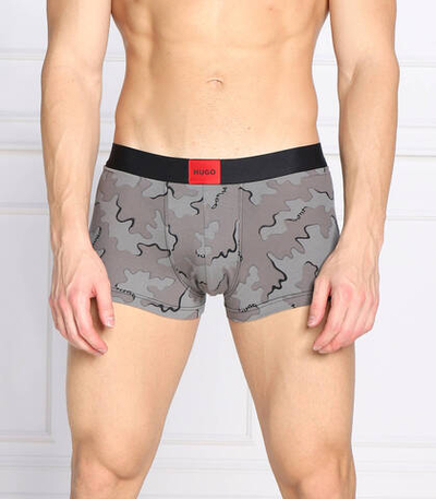 трусики-боксеры trunk individual Hugo Bodywear - серый(50478794)