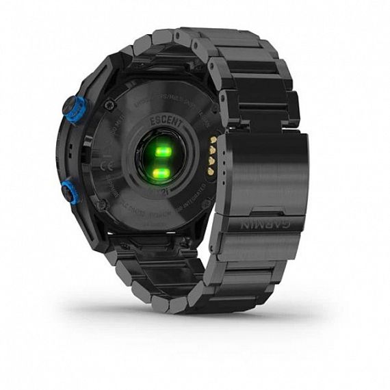 Комплект умные часы - дайвинг компьютер Garmin Descent MK2i DLC-покрытием и черным титановым ремешком + датчик Descent T1