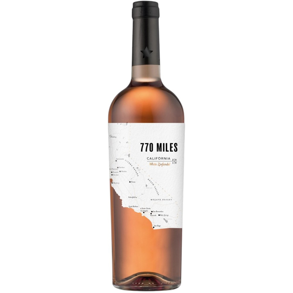 Вино 770 Miles Zinfandel Rose 0,75 л.
