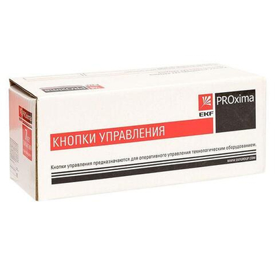 Механизм кнопки исполнительный XB4 "Грибок" возврат. без фиксации без подсветки красн. PROxima EKF XB4BC-R