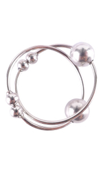 Кольца на соски Bull Rings, серебро (Цвет: серебряный)