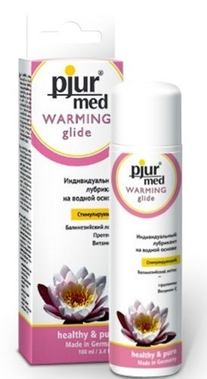 Стимулирующий лубрикант с экстрактом лотоса Pjur MED Warming glide, 100 ml