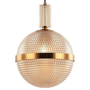 Светильник подвесной 1*Е27 2092/03/01P янтарный Rope Stilfort