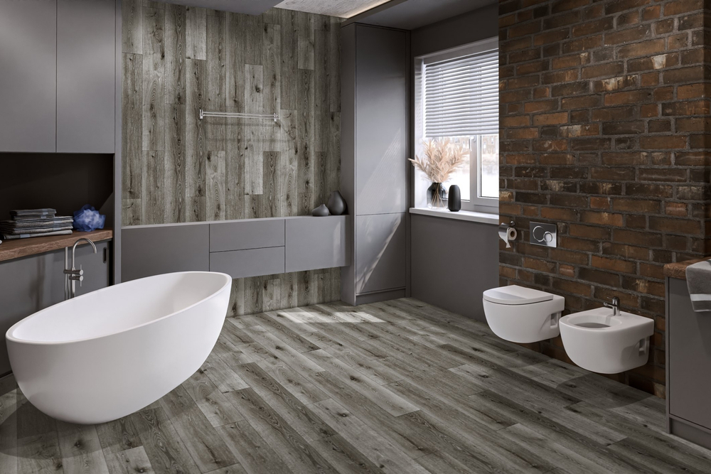 Кварц-винил SPC Damy Floor Family SPC 4 мм ДУБ СОСТАРЕННЫЙ СЕРЫЙ 2.635 м2