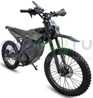 Электромотоцикл Эндуро WHITE SIBERIA BELLLUGA 02 6000W (72V/27Ah) - Чёрный фото №1