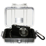 Защитный кейс Peli™ 1020 прозрачный с черной вставкой