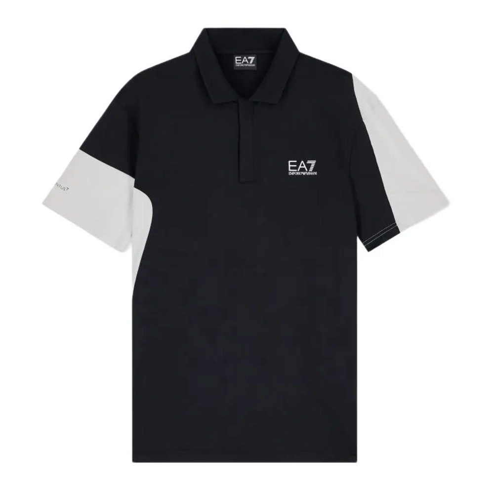 Мужское теннисное поло EA7 Man Jersey - black