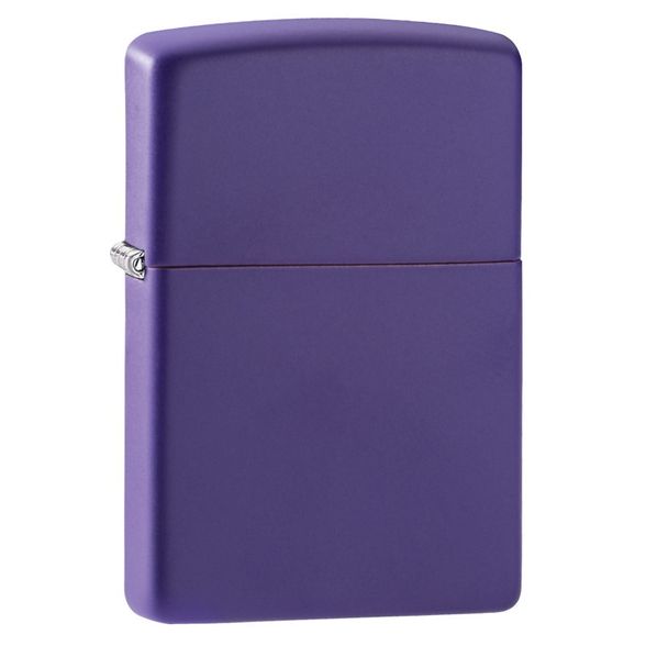 Цена наЗажигалка ZIPPO Classic с покрытием Purple Matte, латунь/сталь, фиолетовая, матовая, 36x12x56 мм