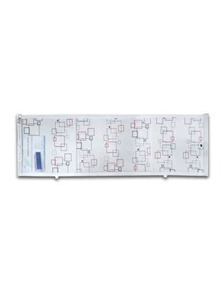 Экран под ванну Оптима Decor 1,7 // 047 геометрия квадраты черно-красные
