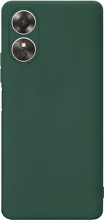 Мягкий Soft Touch чехол из силикона для OPPO A17 / A17K с бархатной подкладкой