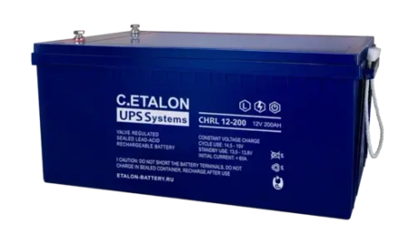 Аккумулятор C.ETALON CHRL 12-200 | 200 Ач | 12В AGM