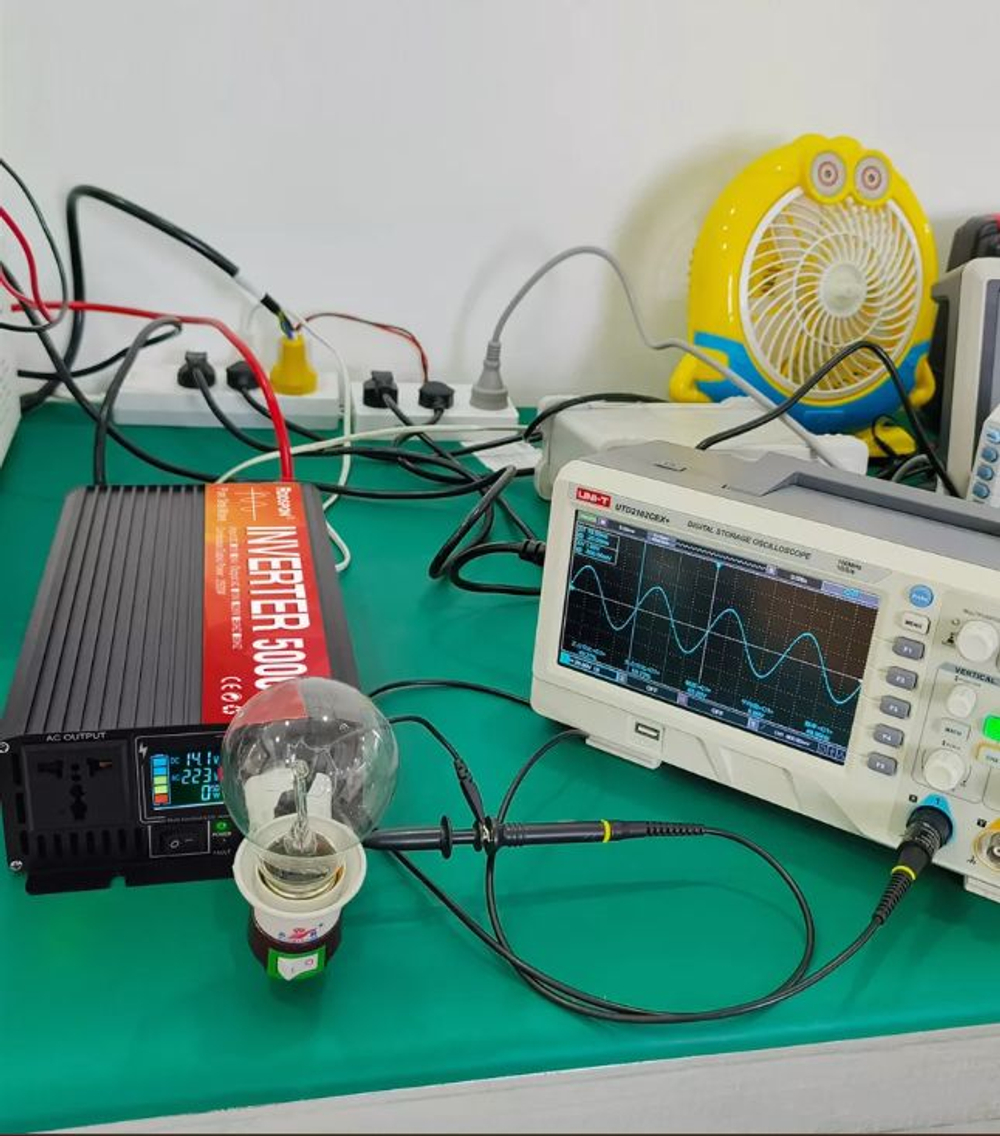 Инвертор 24V-220V 3000W черный RDDSPON