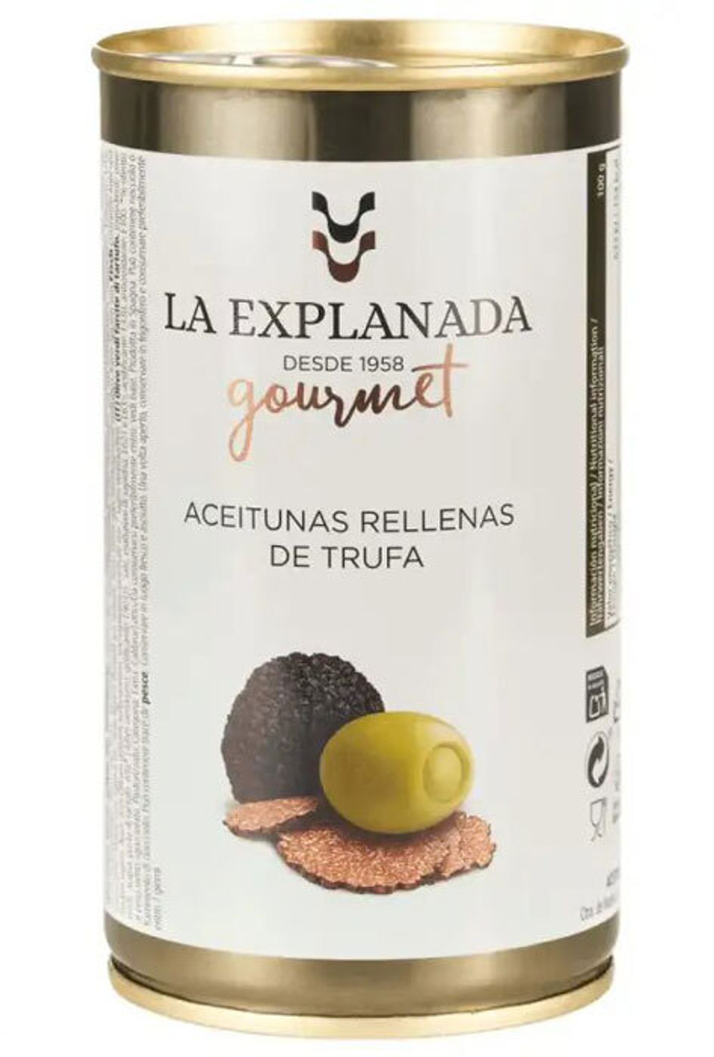 Оливки La Explanada Gourmet начинка Трюфель 350 г