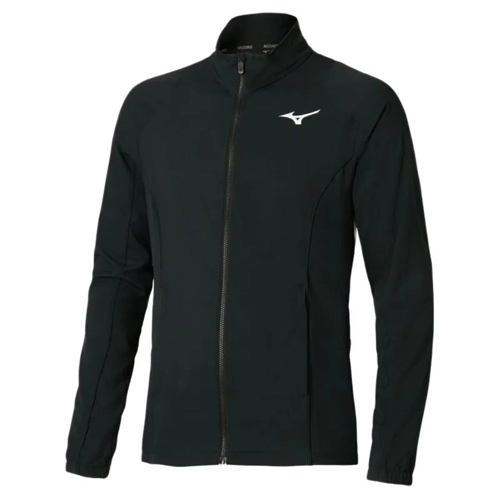Мужская теннисная кофта Mizuno Shadow Woven - black