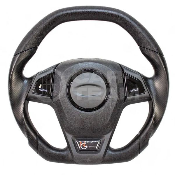 Руль анатомический "Барс GT" на ВАЗ 2108, 2109, 21099, 2110, 2111, 2112, 2113, 2114, 2115 со ставками черный лак
